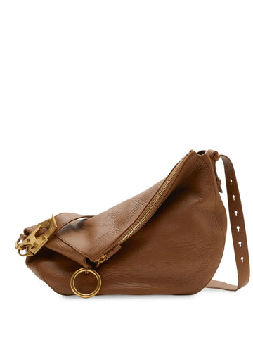 Burberry Medium Knight Leather Shoulder Bag