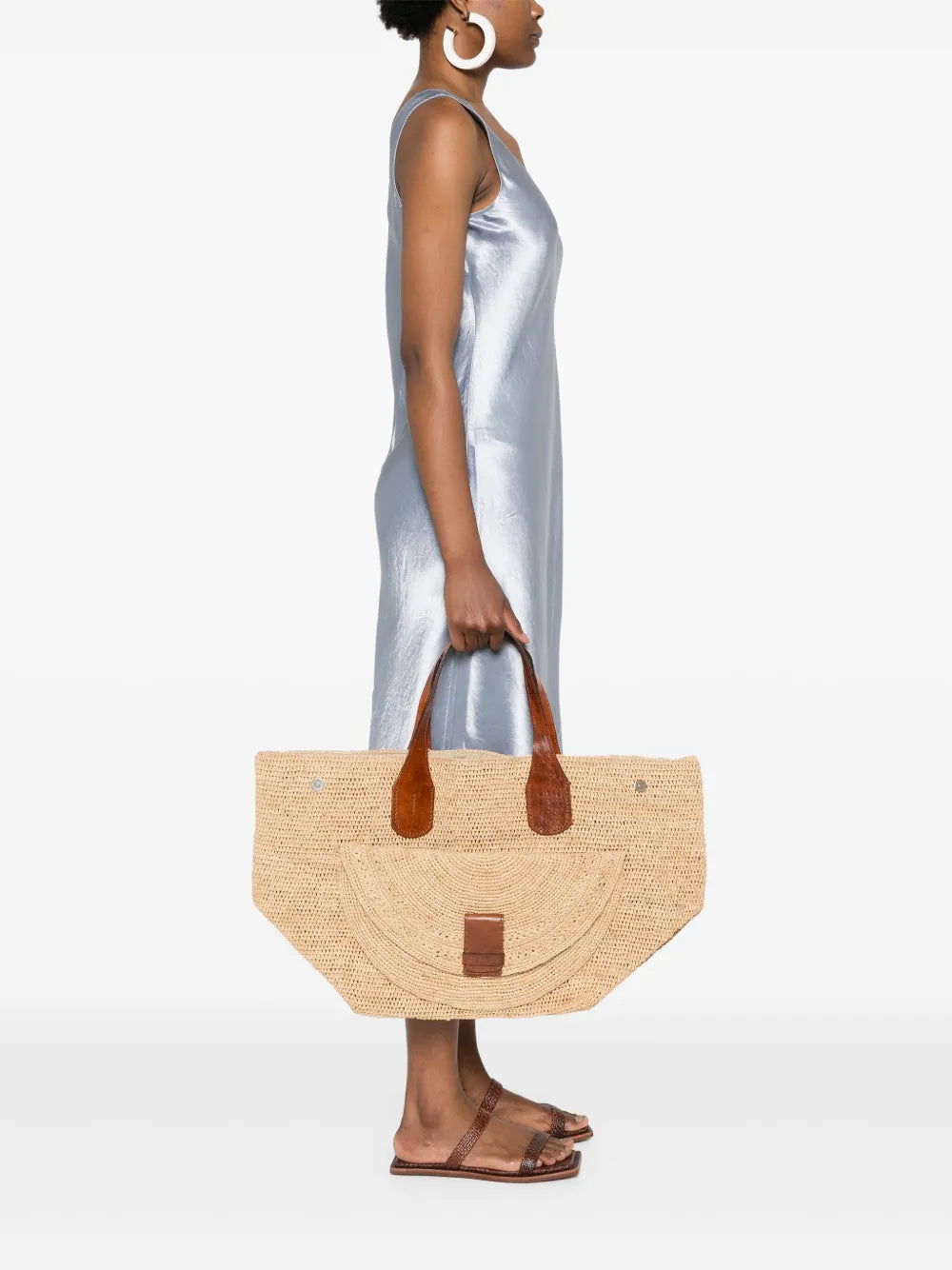 Ibeliv Laza Ii Raffia Shoulder Bag