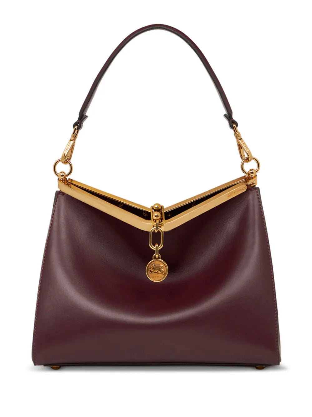 Etro Medium Vela Leather Shoulder Bag