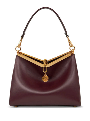 Etro Medium Vela Leather Shoulder Bag