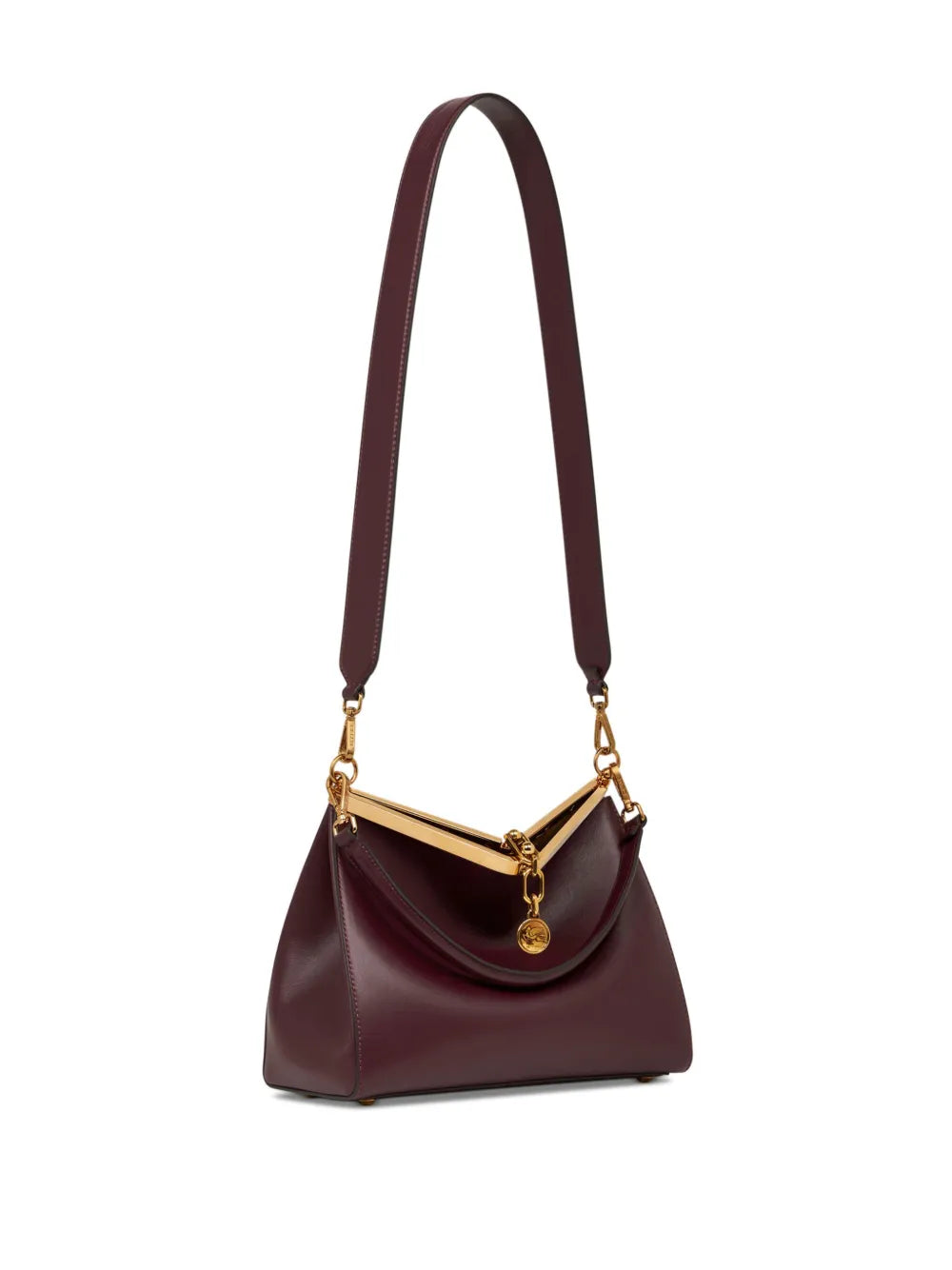 Etro Medium Vela Leather Shoulder Bag