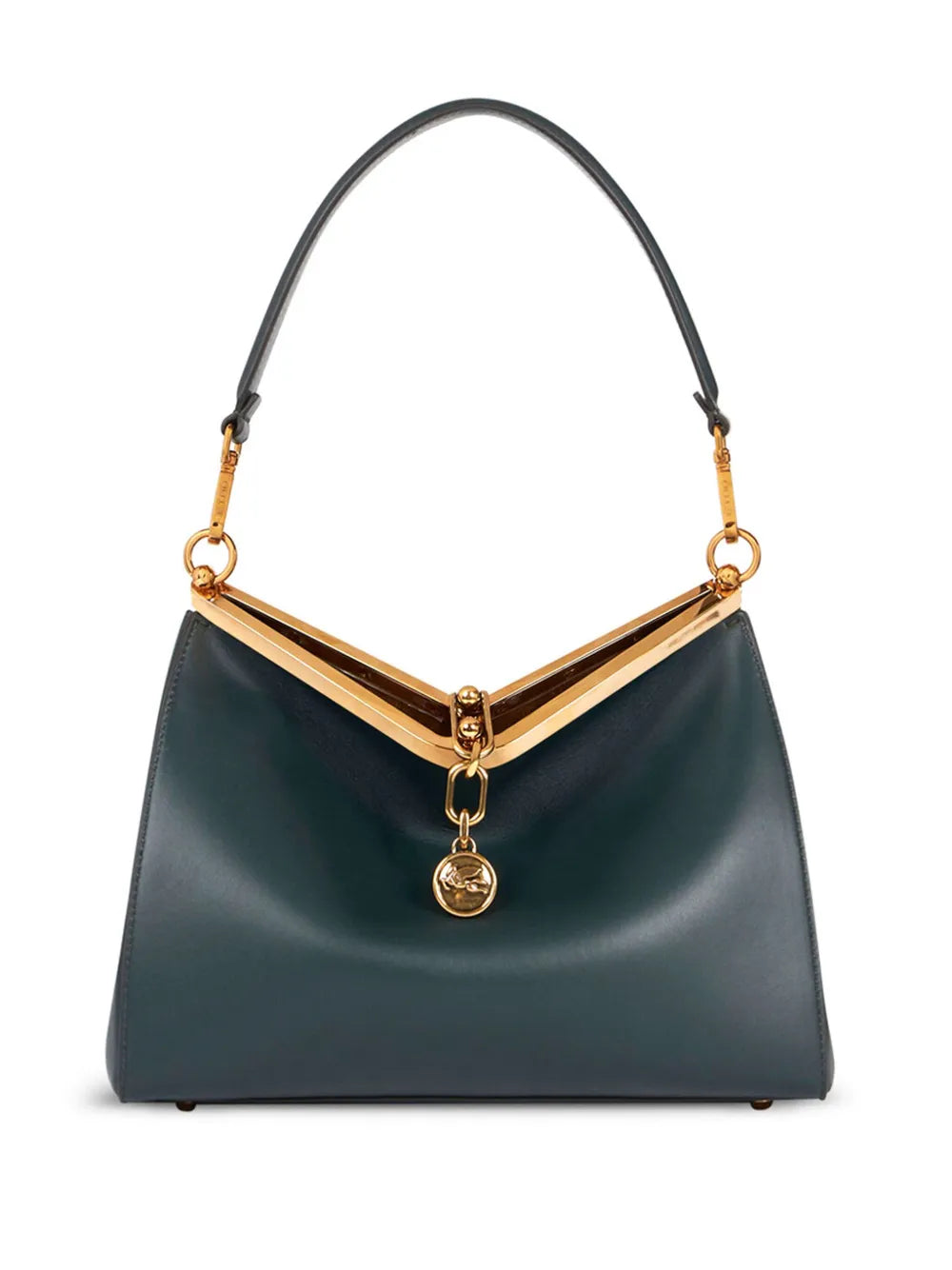 Etro Medium Vela Leather Shoulder Bag