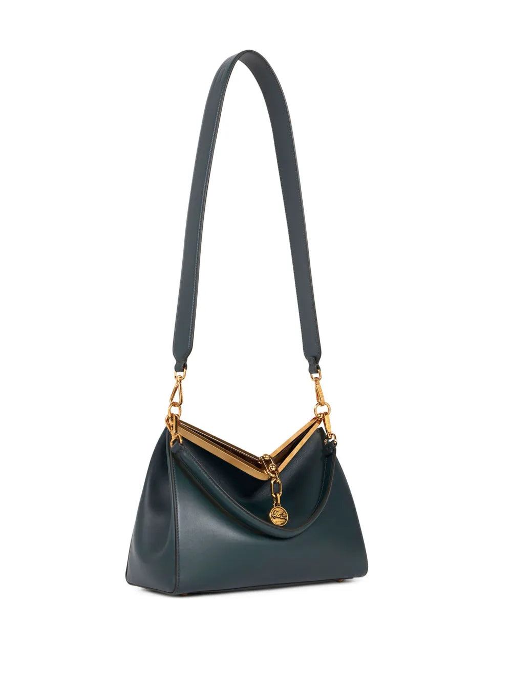 Etro Medium Vela Leather Shoulder Bag