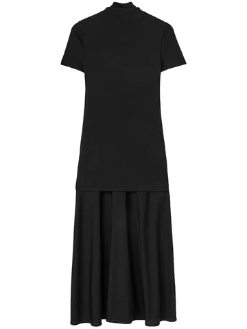 Jil Sander Layered Design Midi Dress