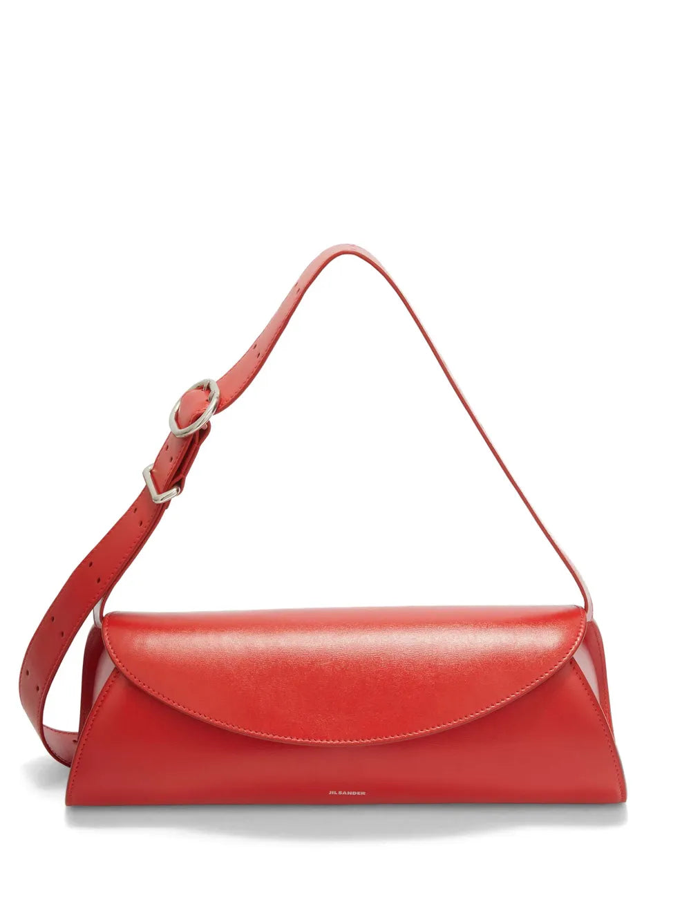 Jil Sander Small Cannolo Leather Shoulder Bag