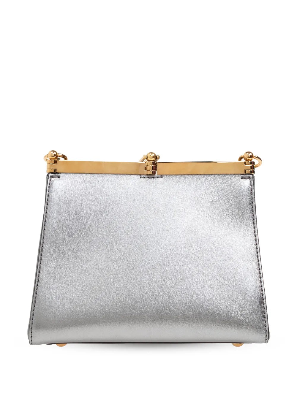 Etro Small Vella Metallic Leather Bag