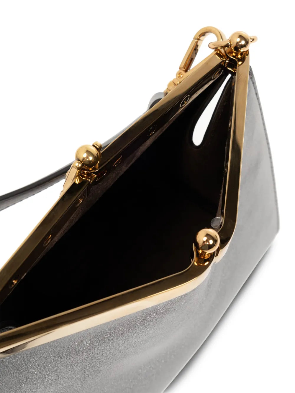 Etro Small Vella Metallic Leather Bag