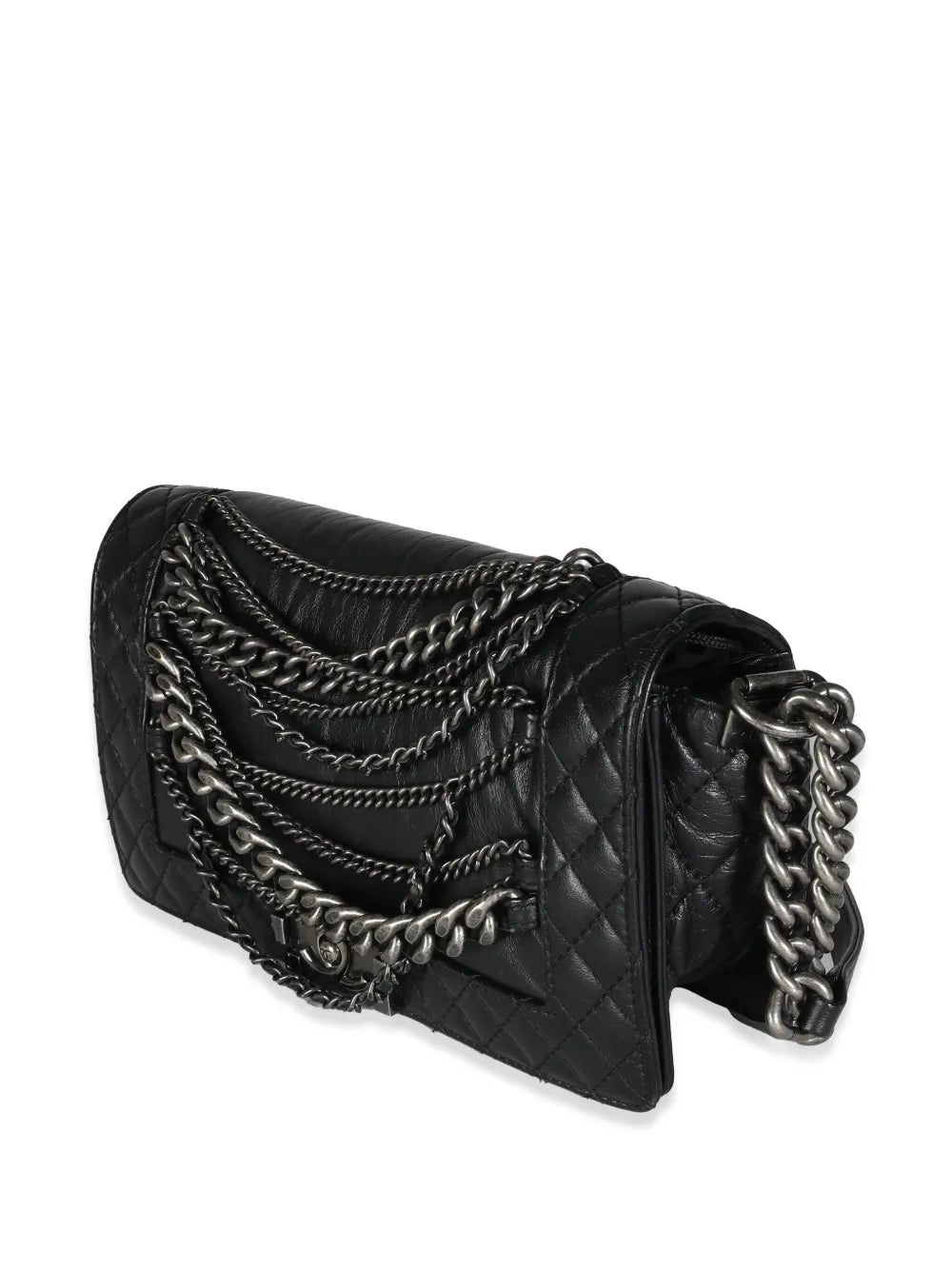 Chanel Pre Owned 2013 2014 Medium Enchained Boy Shoulder Bag