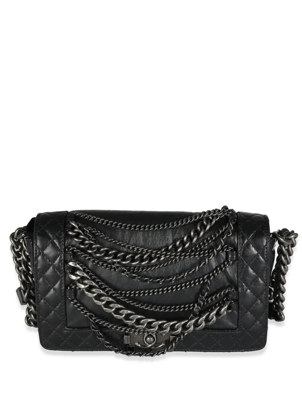 Chanel Pre Owned 2013 2014 Medium Enchained Boy Shoulder Bag