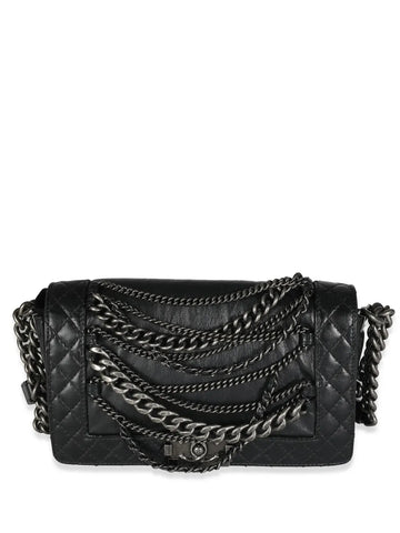 Chanel Pre Owned 2013 2014 Medium Enchained Boy Shoulder Bag