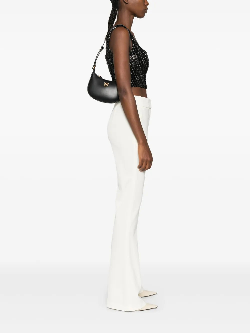 Pinko Baby Half Moon Shoulder Bag