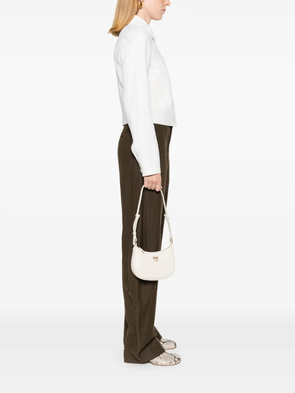 Pinko Baby Half Moon Shoulder Bag