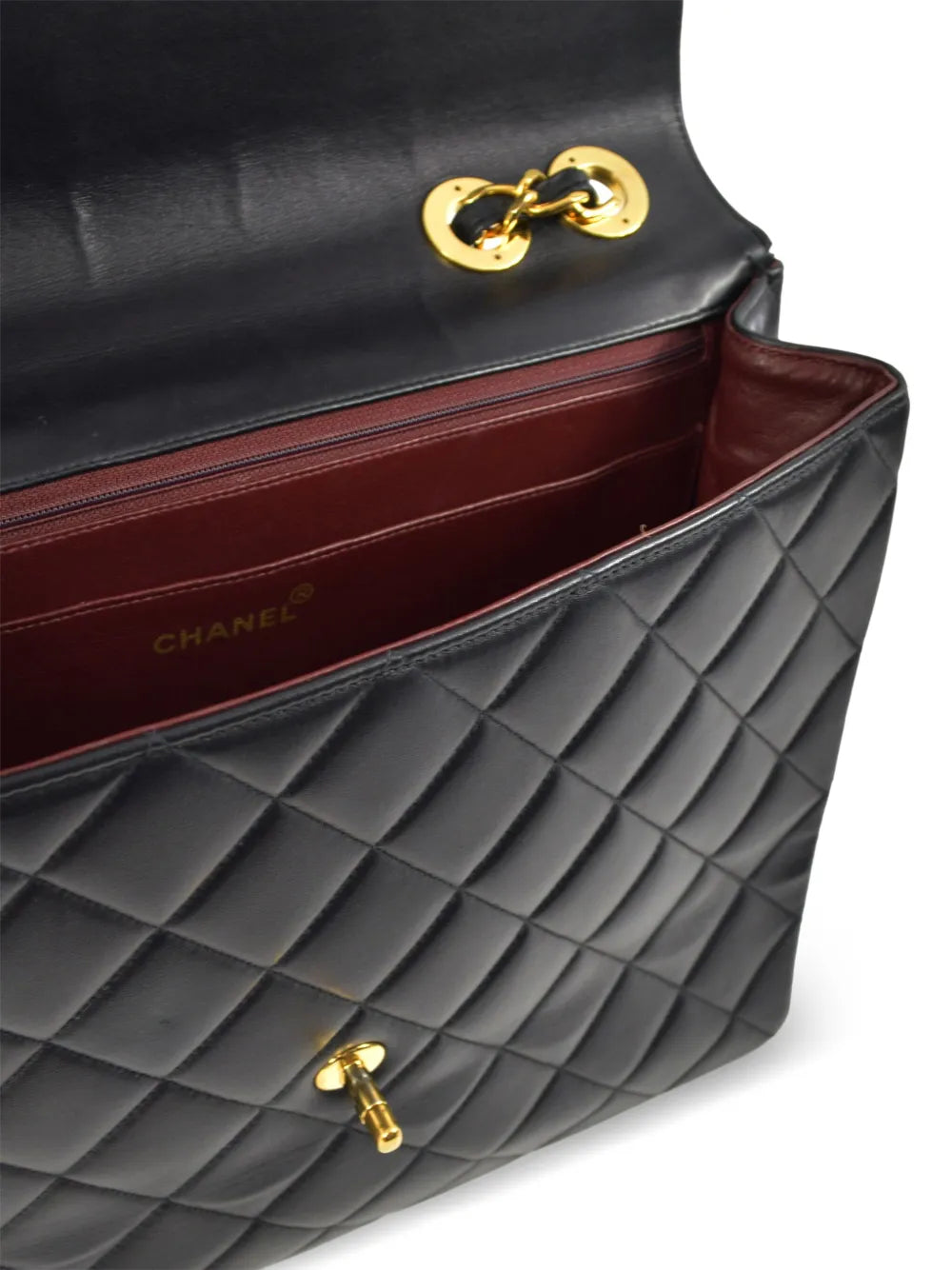 Chanel Pre Owned 1990 2000S Straight Flap Shoulder Bag