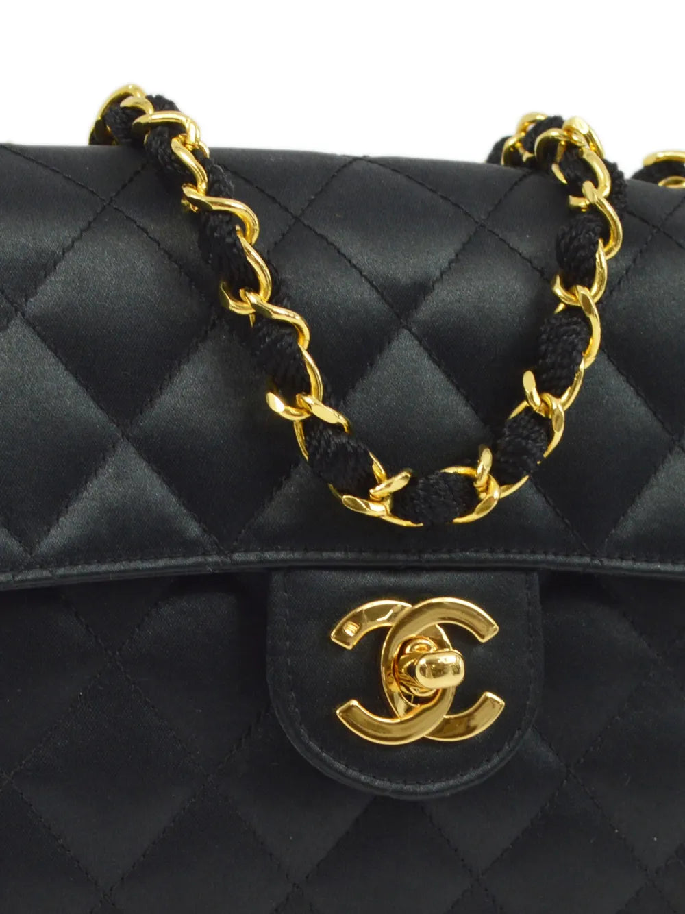 Chanel Pre Owned 1992 Mini Square Classic Flap Shoulder Bag