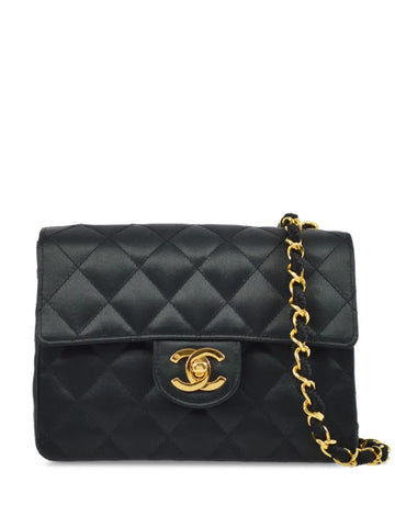 Chanel Pre Owned 1992 Mini Square Classic Flap Shoulder Bag