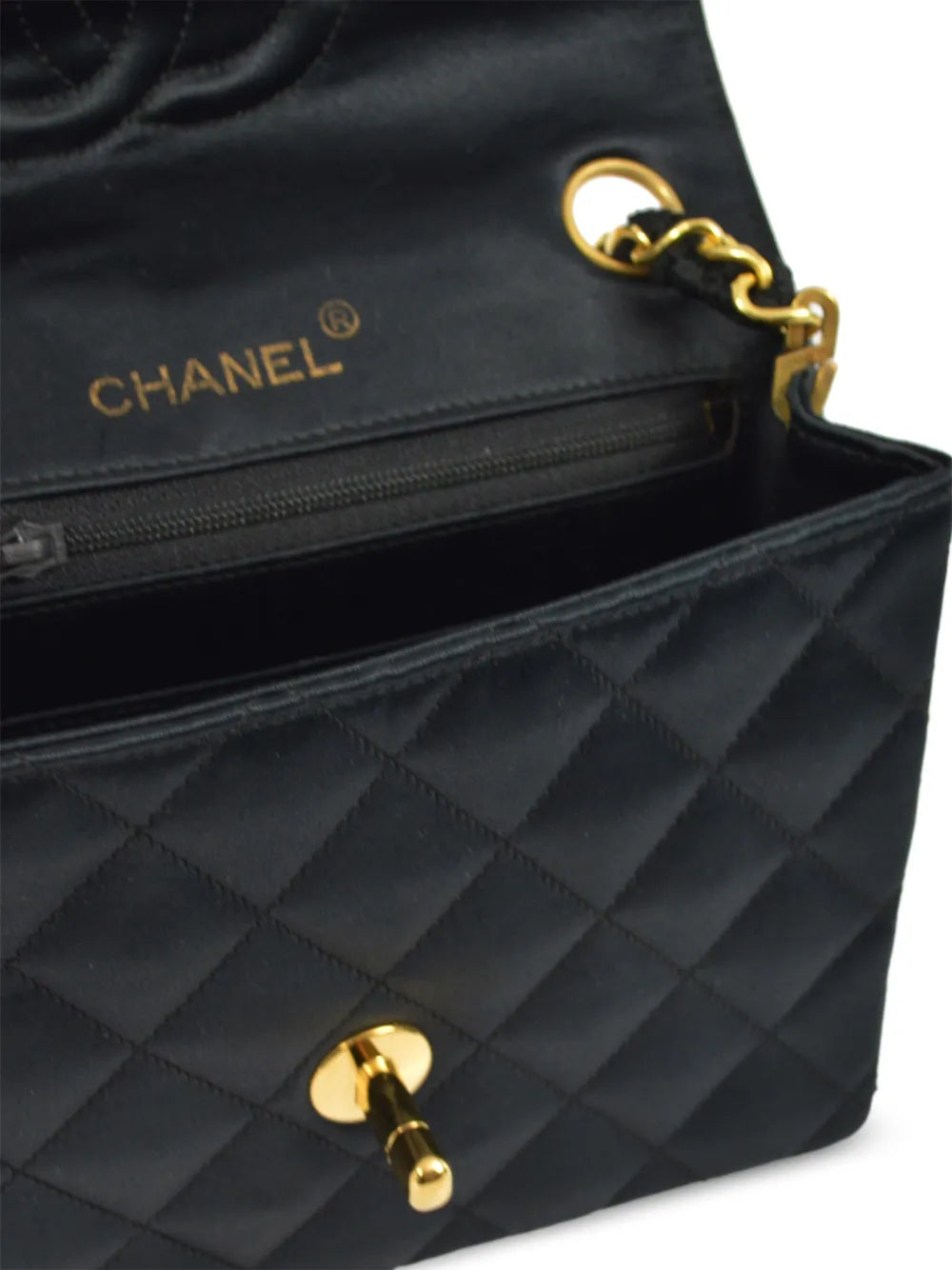 Chanel Pre Owned 1990 Mini Classic Flap Square Shoulder Bag