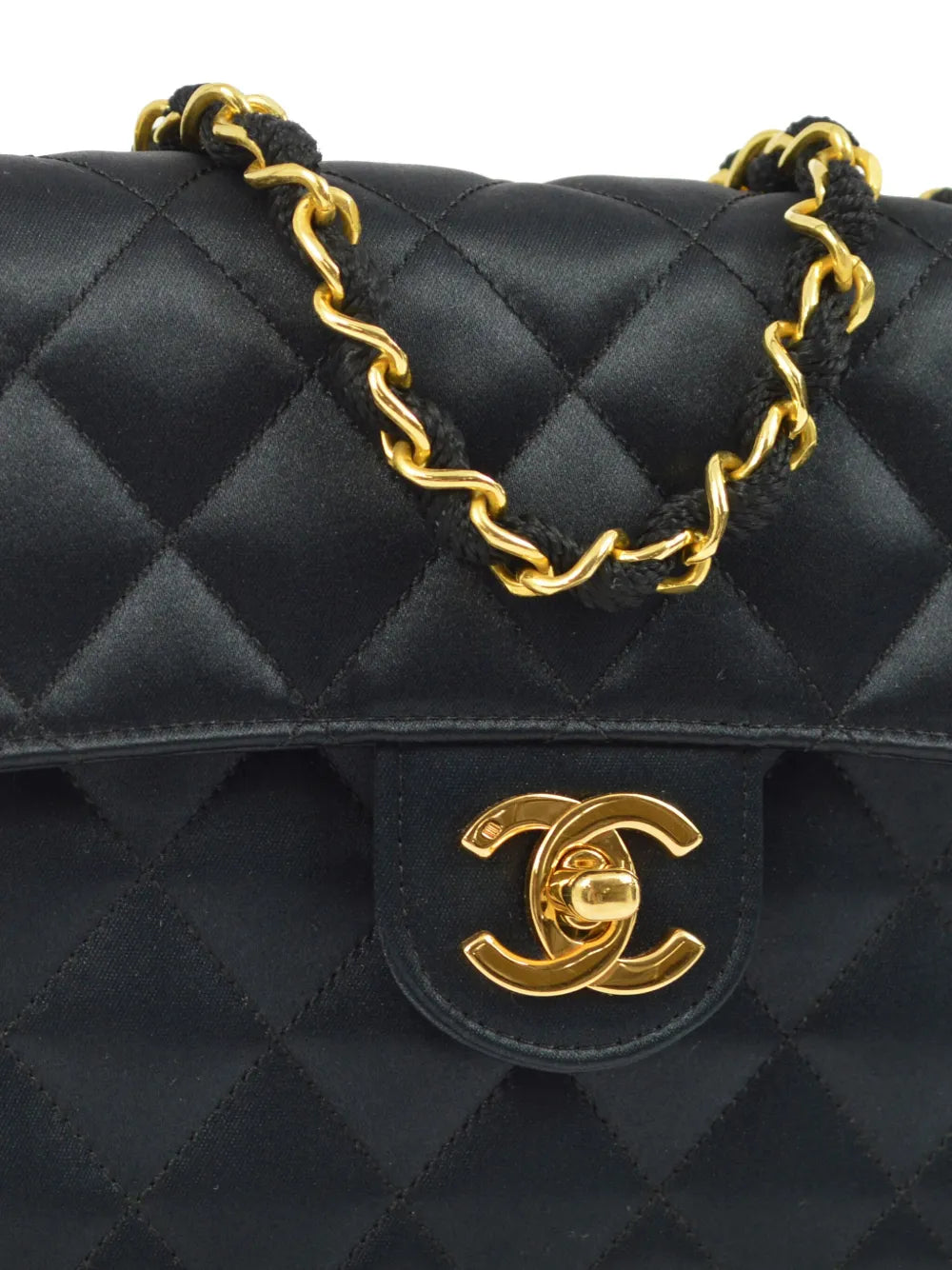 Chanel Pre Owned 1990 Mini Classic Flap Square Shoulder Bag