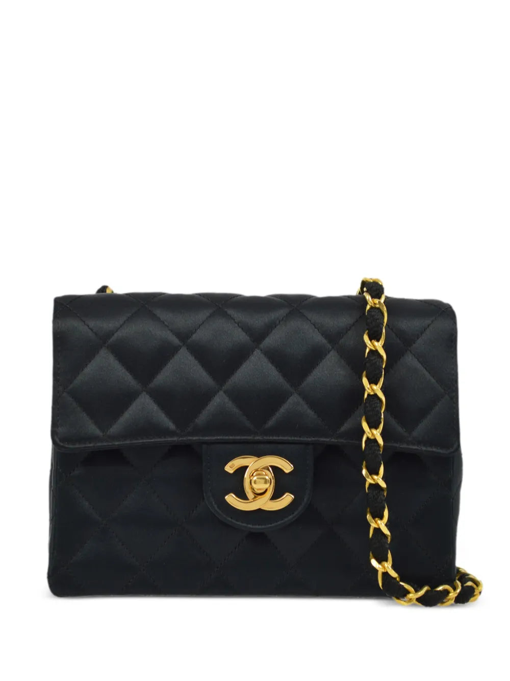 Chanel Pre Owned 1990 Mini Classic Flap Square Shoulder Bag