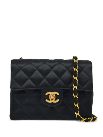 Chanel Pre Owned 1990 Mini Classic Flap Square Shoulder Bag