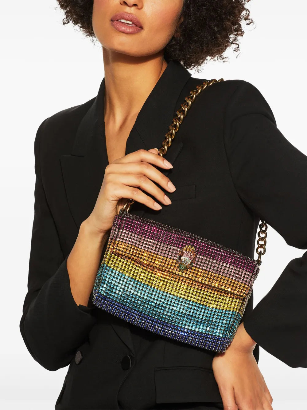 Kurt Geiger London Small Party Crystal Embellished Bag