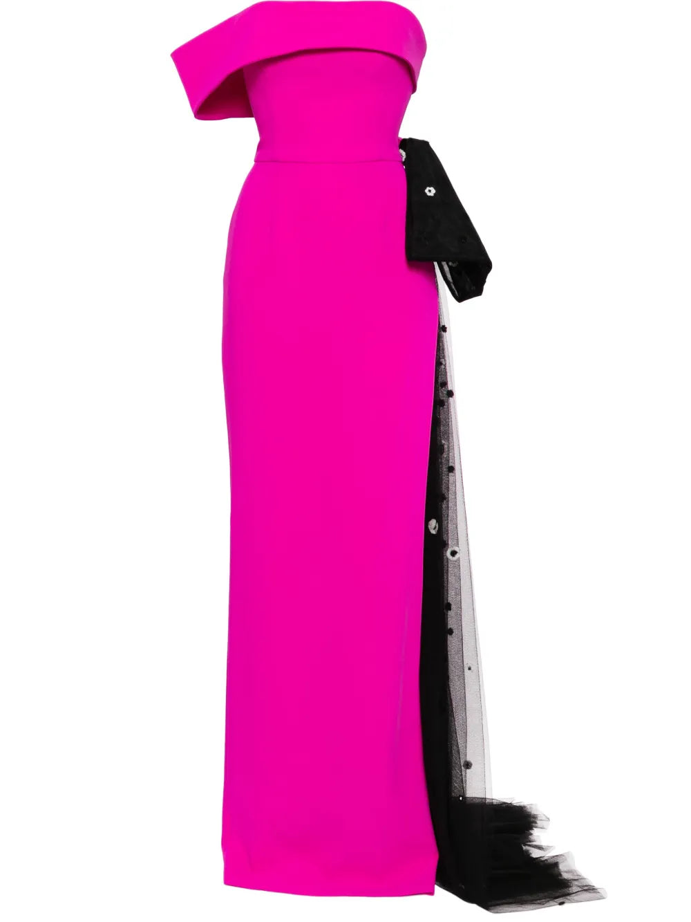 Saiid Kobeisy Bow Off Shoulder Gown