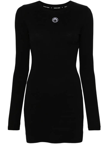 Marine Serre Crescent Moon Embroidered Mini Dress