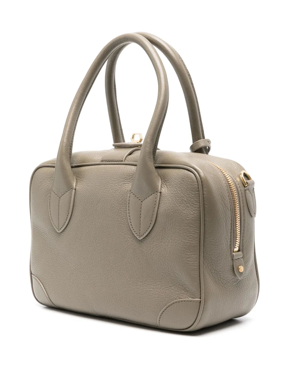 Golden Goose Zipped Leather Tote Bag
