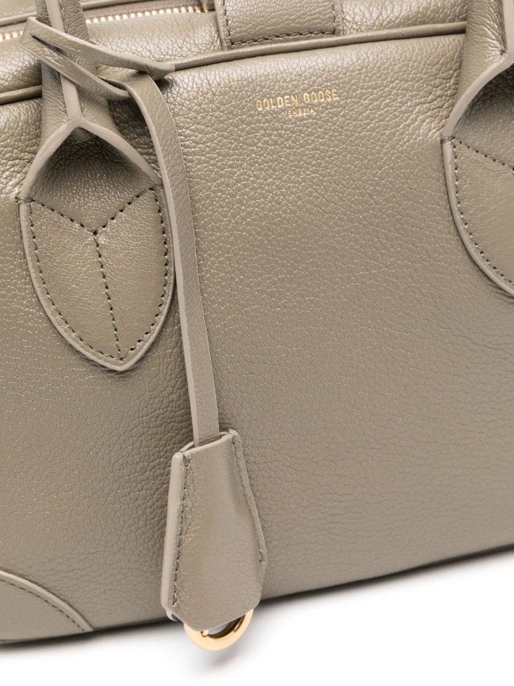 Golden Goose Zipped Leather Tote Bag