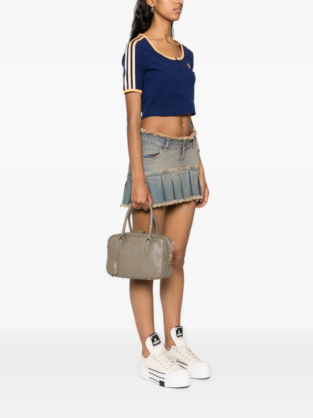 Golden Goose Zipped Leather Tote Bag