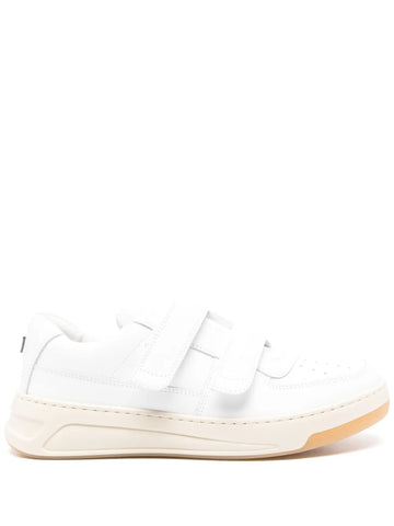 Acne Studios Logo-Plaque Leather Sneakers