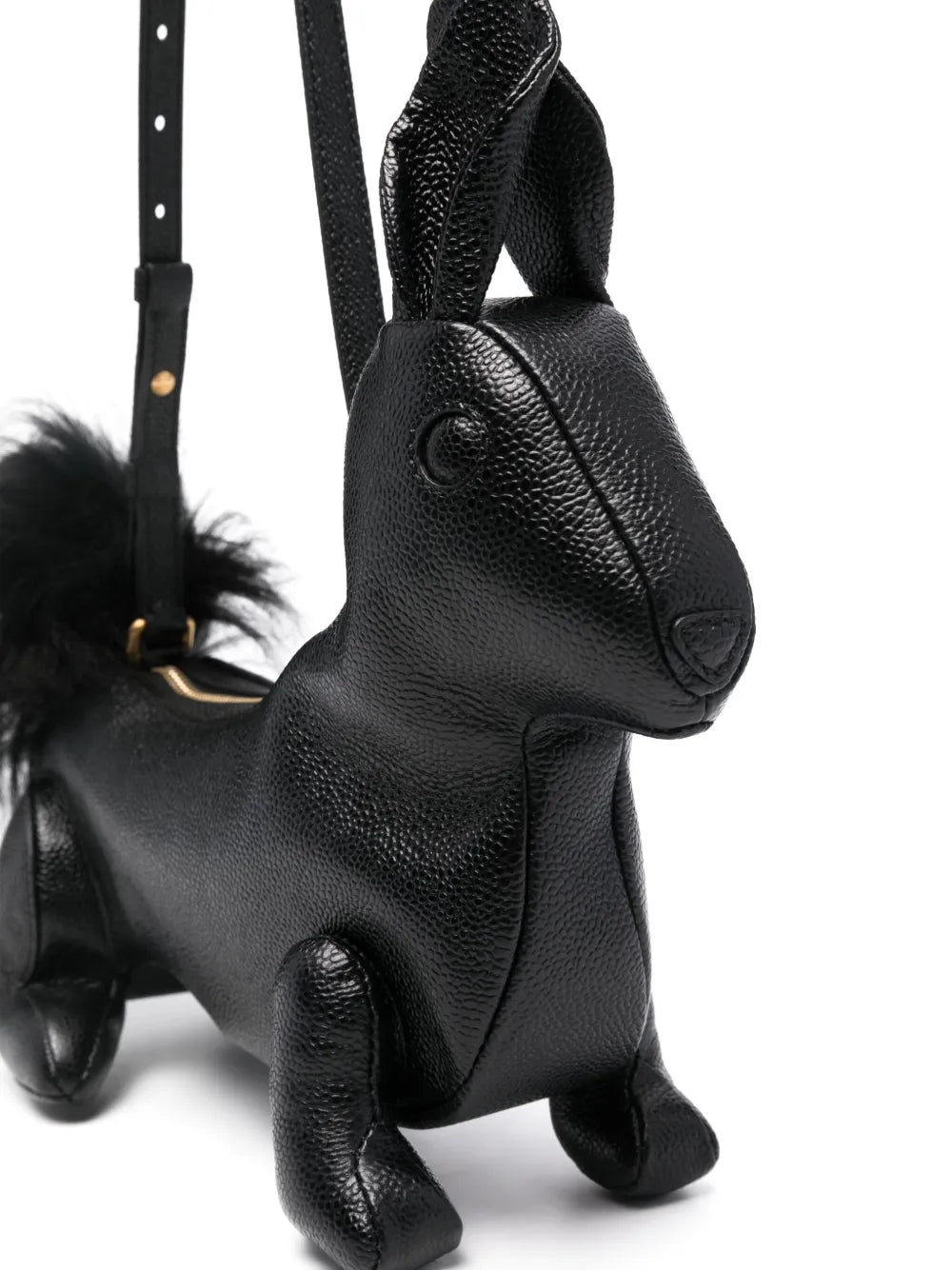 Thom Browne Squirrel Motif Leather Shoulder Bag