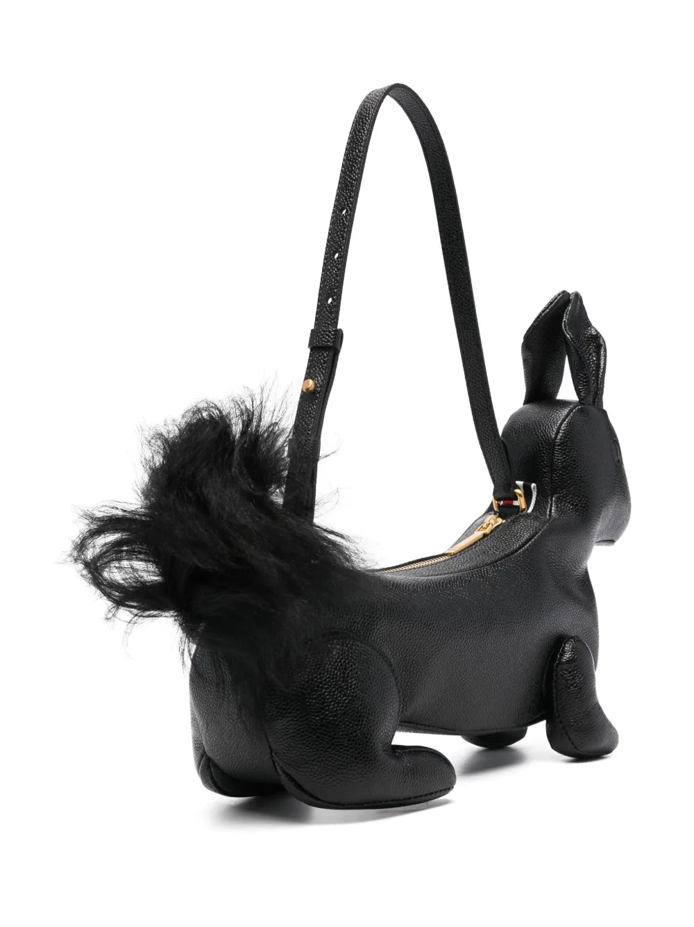 Thom Browne Squirrel Motif Leather Shoulder Bag