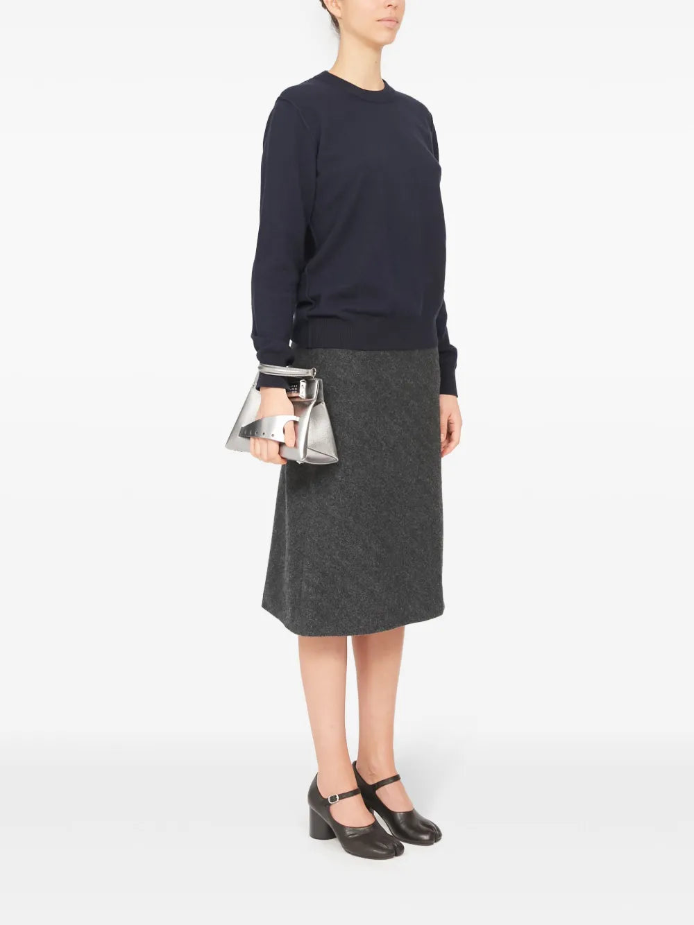 Maison Margiela Snatched Leather Tote Bag