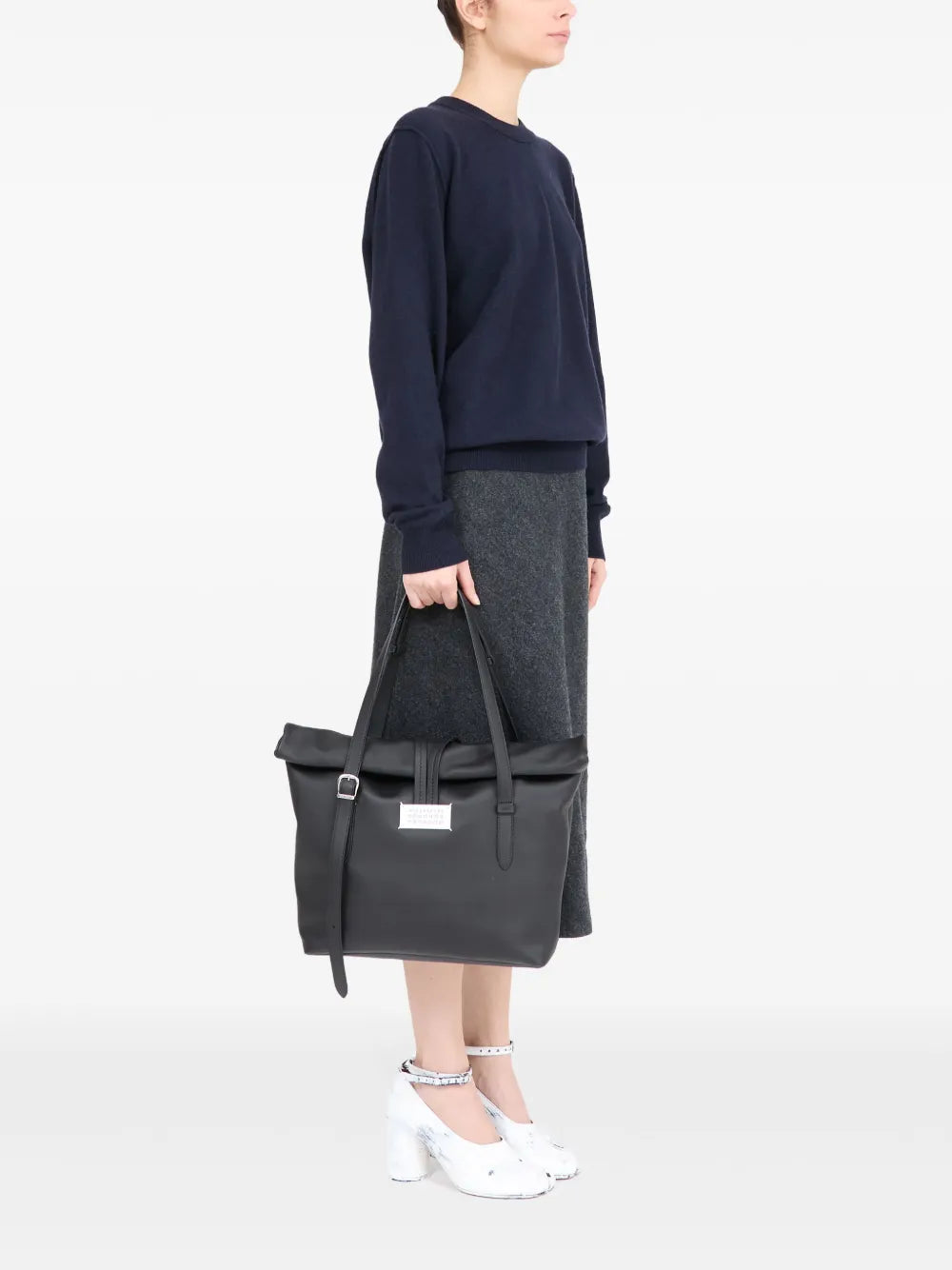 Maison Margiela Medium Paper Leather Shoulder Bag