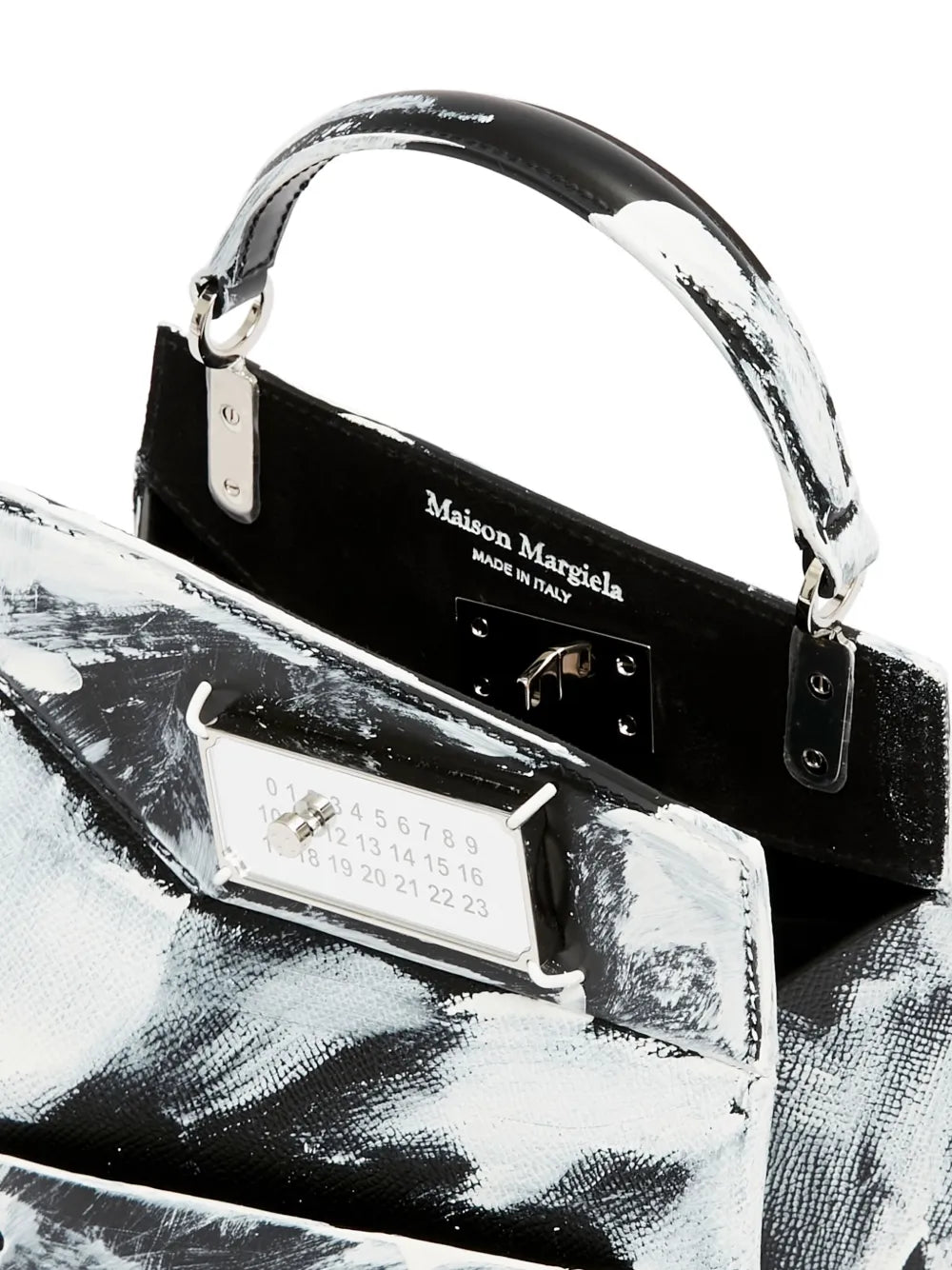 Maison Margiela Snatched Leather Tote Bag