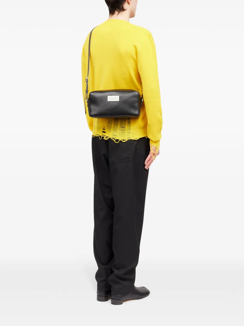 Mm6 Maison Margiela Numeric Leather Shoulder Bag