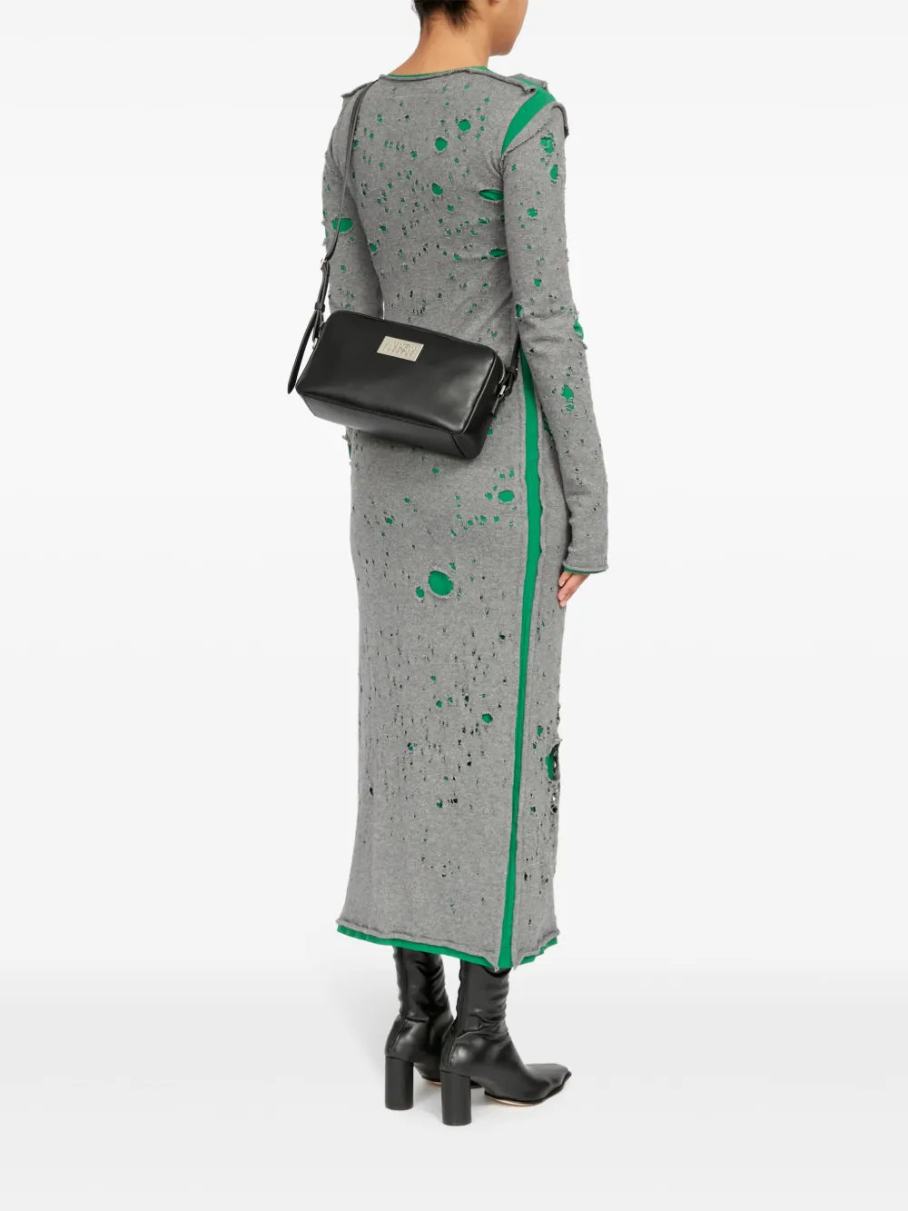 Mm6 Maison Margiela Numeric Leather Shoulder Bag