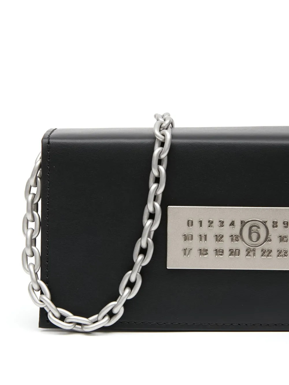 Mm6 Maison Margiela Numbers Motif Leather Shoulder Bag