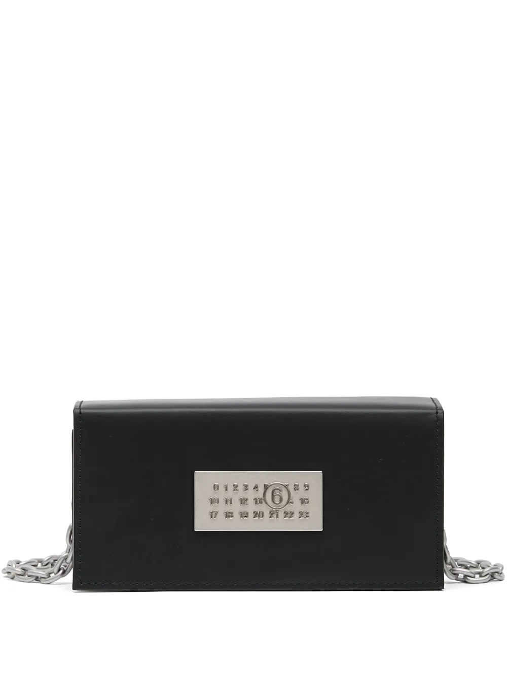 Mm6 Maison Margiela Numbers Motif Leather Shoulder Bag