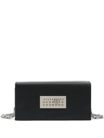 Mm6 Maison Margiela Numbers Motif Leather Shoulder Bag
