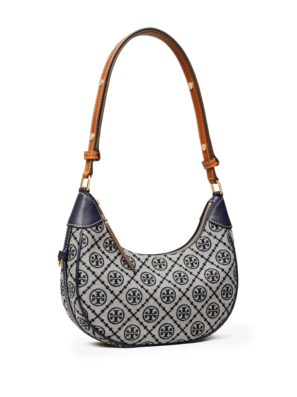 Tory Burch T Monogram Crescent Shoulder Bag