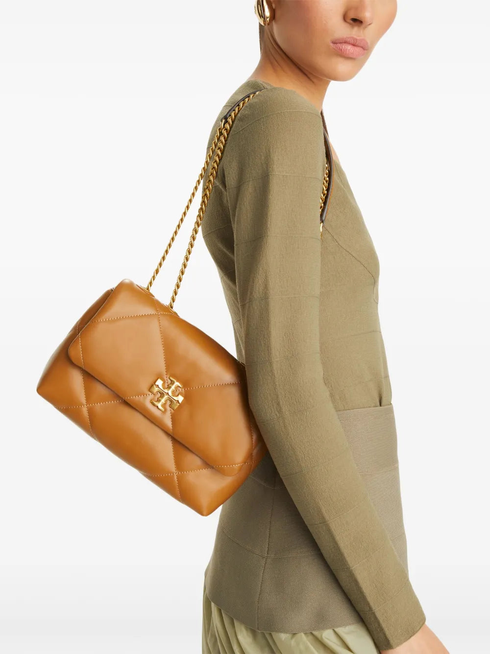 Tory Burch Small Kira Diamond Quilted Convertible Shoulder Bag