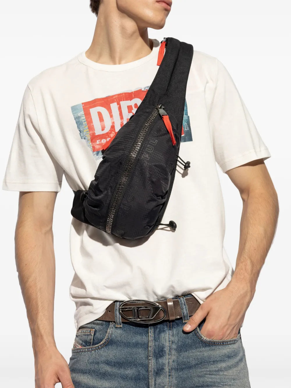 Diesel Zip D Ripstop Shoulder Bag