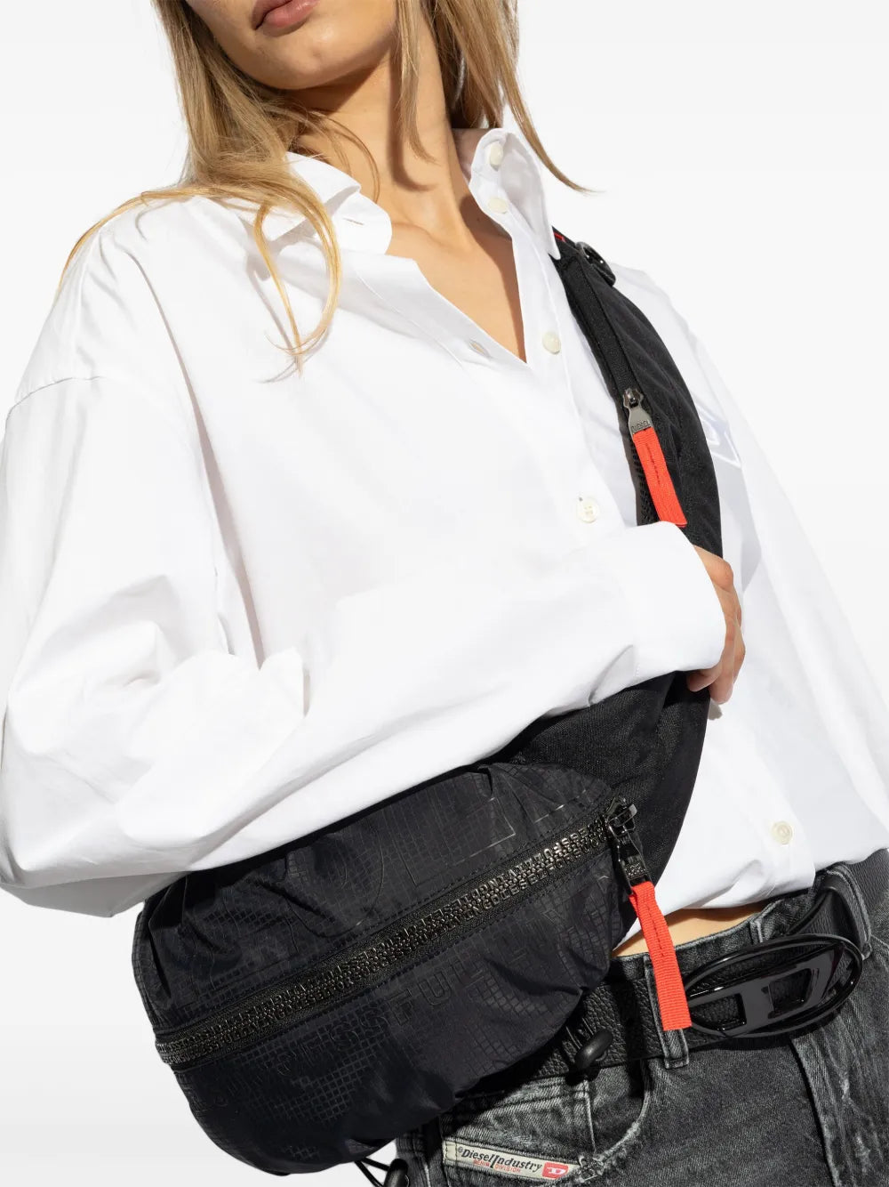 Diesel Zip D Ripstop Shoulder Bag