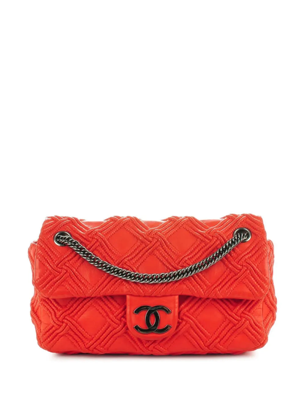 Chanel Pre Owned 2006 Medium Walk Of Fame Classic Flap Shoulder Bag