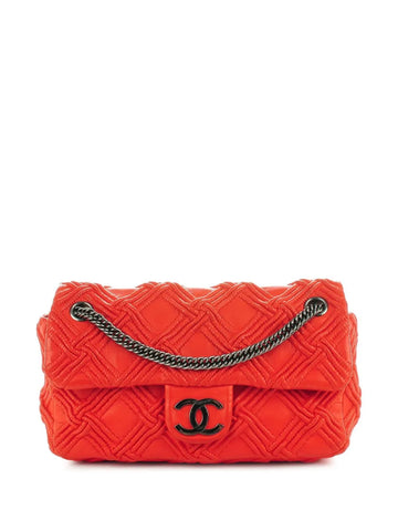 Chanel Pre Owned 2006 Medium Walk Of Fame Classic Flap Shoulder Bag