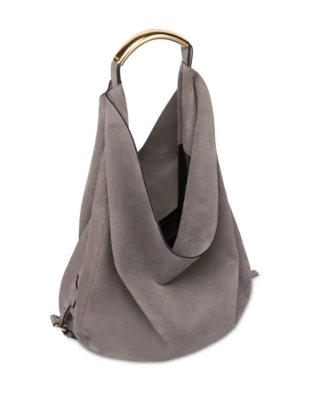 Moschino Handle Me Leather Shoulder Bag