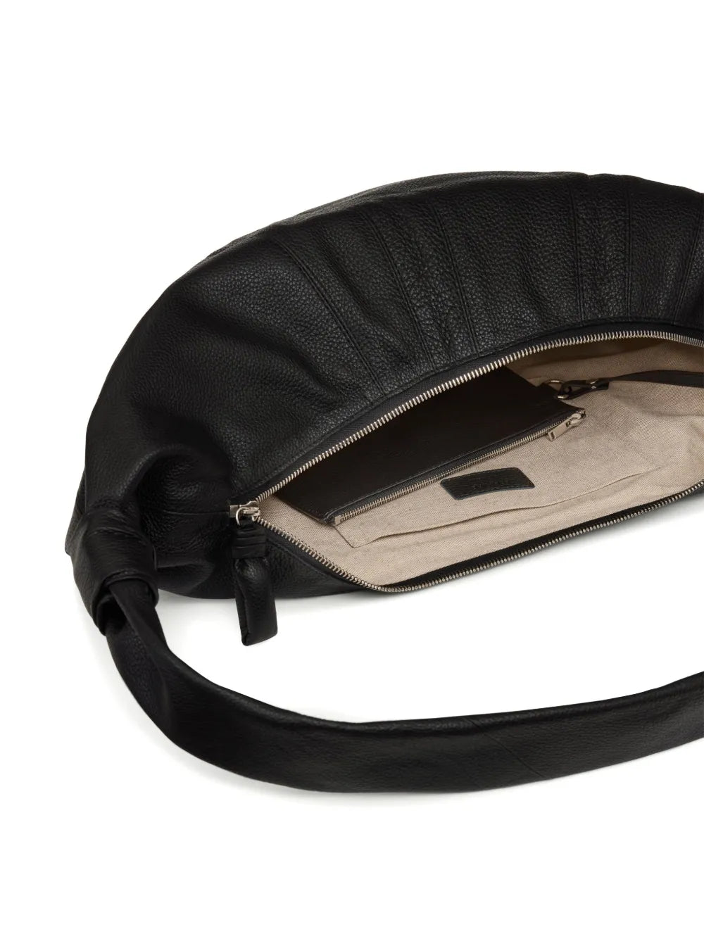 Lemaire Large Croissant Leather Shoulder Bag