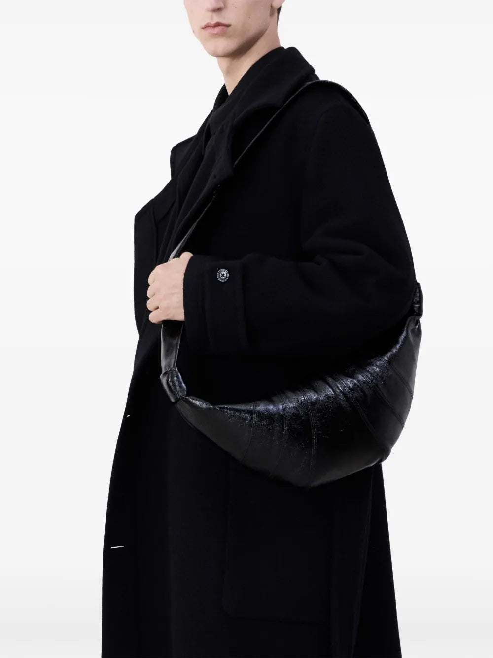 Lemaire Medium Croissant Cotton Shoulder Bag