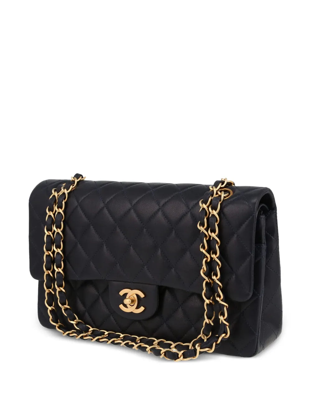 Chanel Pre Owned 2002 Double Flap Shoulder Bag